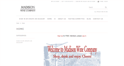 Desktop Screenshot of madisonwine.com